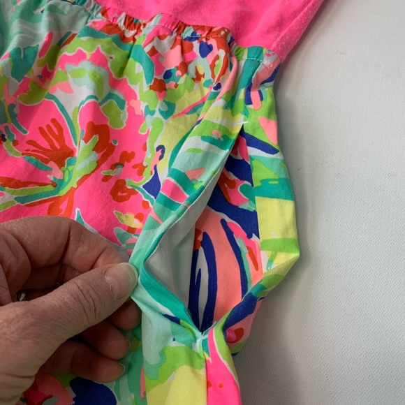 Lilly Pulitzer Claire dress in Multi Casa banana size XL 12-14 - Picture 5 of 8